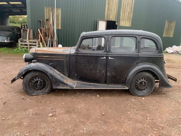 1938 Vauxhall DX 12/6 for restoration