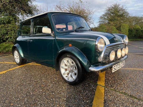 1998 Classic Rover Mini Cooper. BRG. Only 18 thousand miles. FSH. 2 Owners.