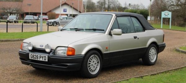 Ford Escort mk4 cabriolet xr3i 1990 G REG MOT AND READY TO DRIVE ELECTRIC ROOF